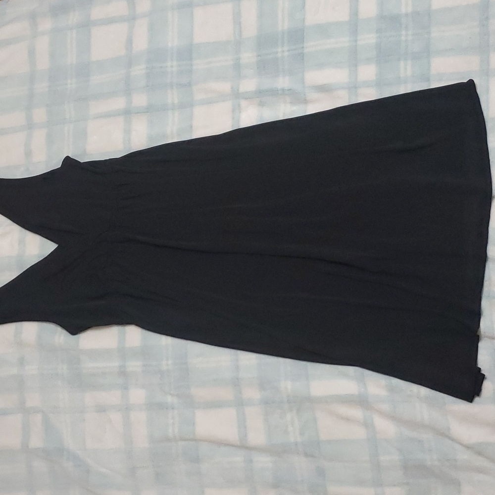 OLEG CASSINI Vintage Black Mini Dress Size Medium